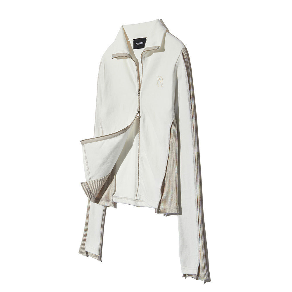 OFFICIAL RAW ZIPUP JACKET (IVORY)