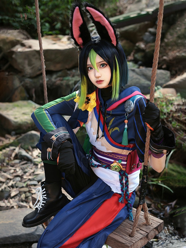 原神 げんしん Genshin Tighnari ティナリ コスプレ衣装 コスチューム ハロウィン 変装 仮装