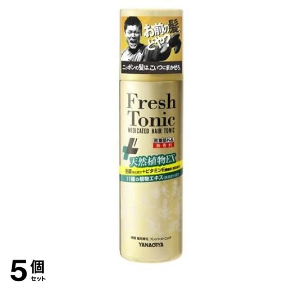 柳屋 薬用育毛 フレッシュトニック プレミアムエッセンス 無香料 190g 5個セット