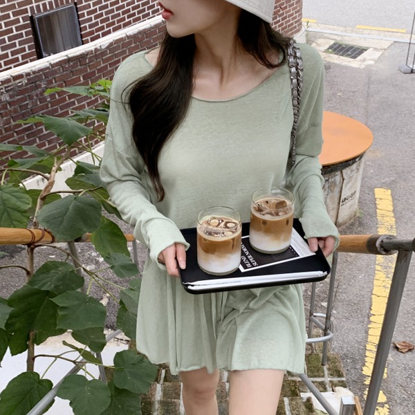 リネントップススカートセットアップ st2489