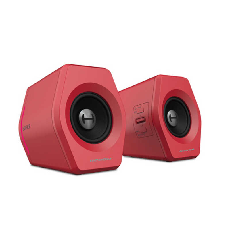 EDIFIER　Edifier社製Hecate ゲーミングスピーカー G2000(レッド) [AC電源]　ED-G2000-RD