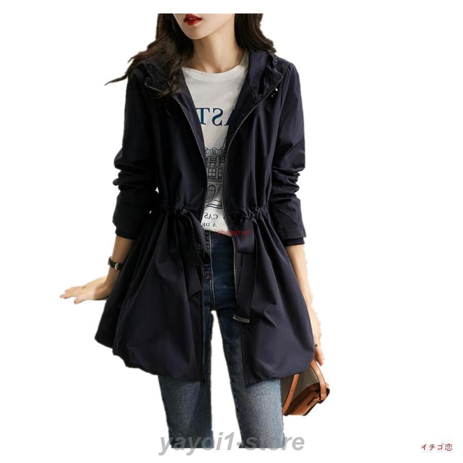 レディース トレンチコート アウター スプリングコート カジュアル コート 春服 秋 ジャケット 4,801円