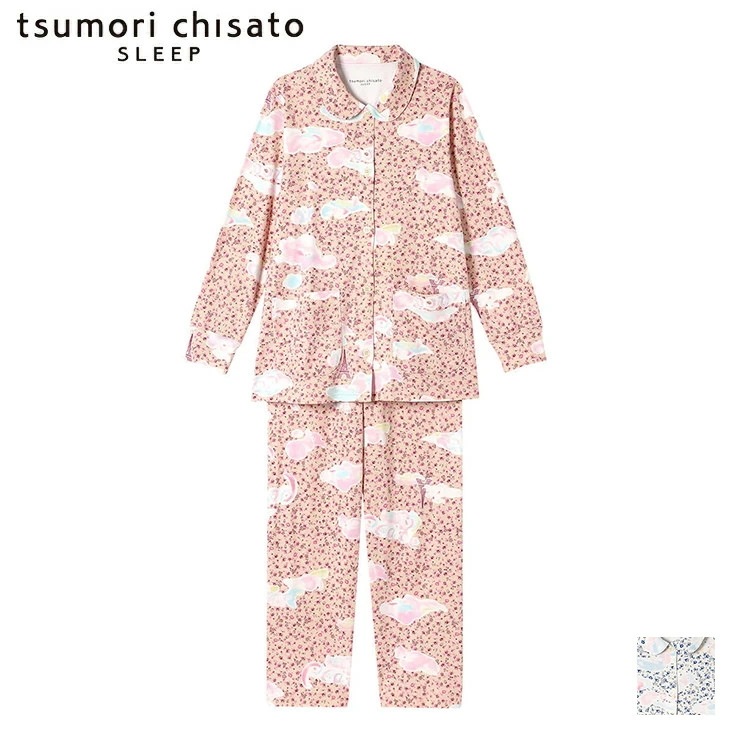 ツモリチサト tsumori chisato ワコール wacoal パジャマ ルームウェア 部屋着 長袖 パリへの旅 ツモリチサトスリープ 寝間着 秋冬 UDX581