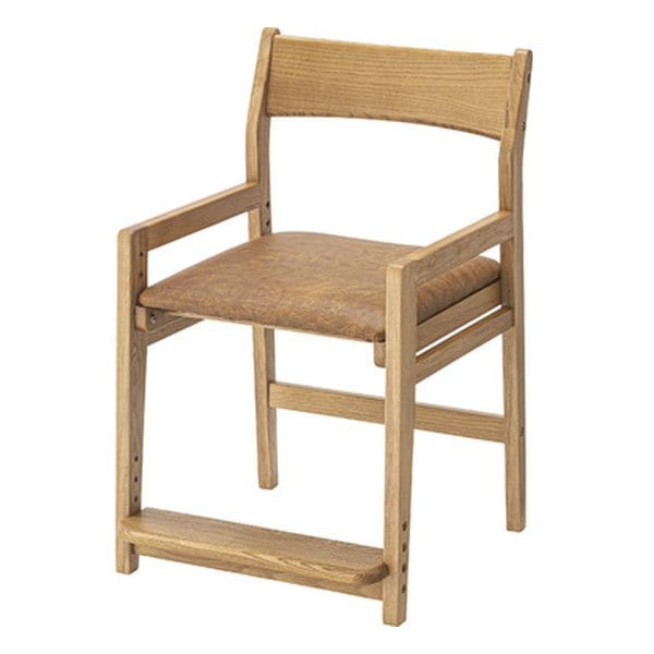 キッズチェア ナチュラル 幅48×奥行き55×高さ75×座面高44/47/50/53cm ACE-72NA