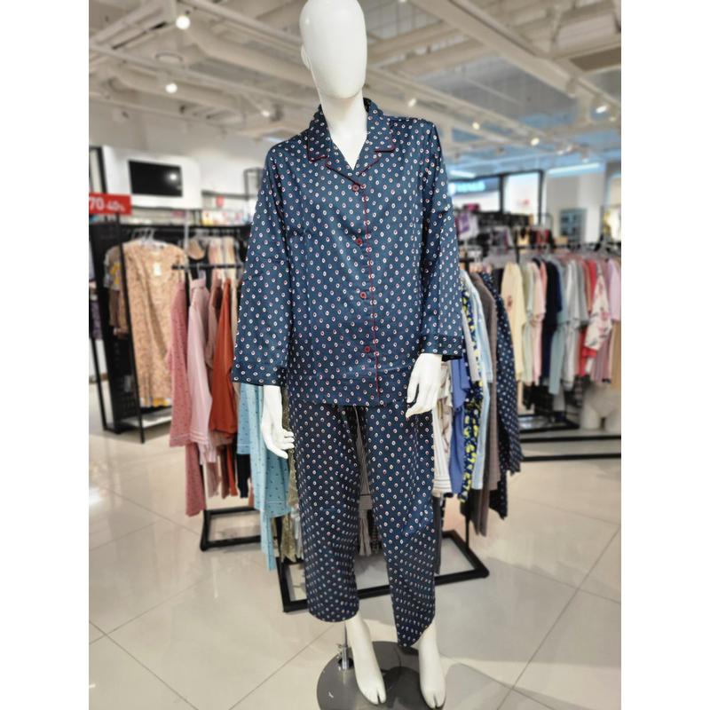 [始興店] 純綿ドットキャラ 女性パジャマWP6011
