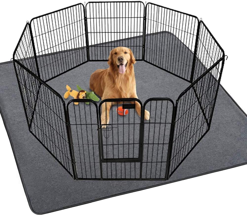 犬 猫用洗えるペットシーツ おしっこパッド ペット用 下敷き マット 速乾 滑り止め加工 介護シーツ 洗濯 機で丸洗い 繰り返し利用可能(グレー182*182cm)