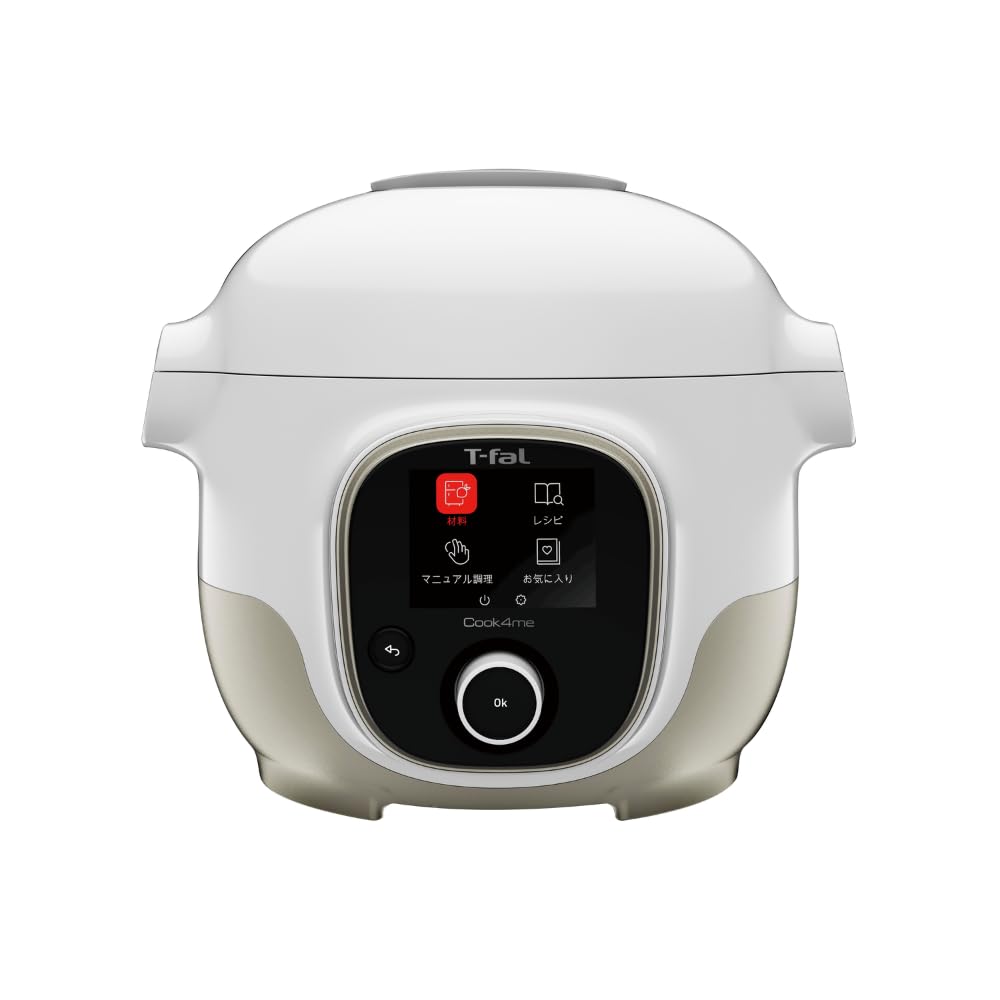 ティファール 電気圧力鍋 圧力調理 自動調理 ほったらかし調理 「クックフォーミー 3L」 ホワイト 内蔵210レシピ CY8701JP