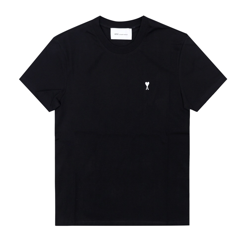 AMI アミ ド クエフ スモール ハート ロゴ メンズ 半袖Tシャツ HTS346 724 045