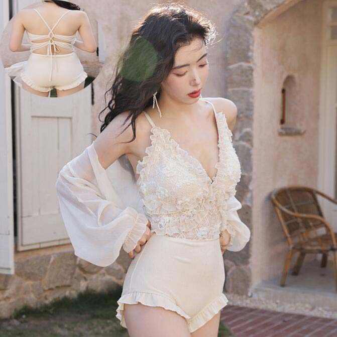 送料無料 水泳 水着 2点 オールインワン パッド付き 水泳 レディース 韓国風 ミズギ 女性用水着 小胸 美胸 大きサイズ みずぎ 体型カバー 水着 タンキニ ママ 水遊び 温泉 ビキニ 背中見せ