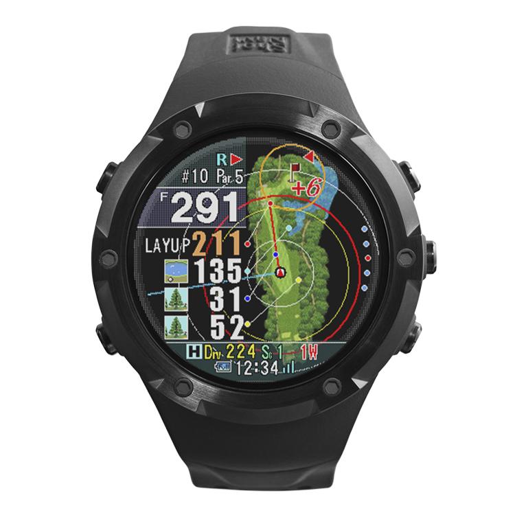 【新品】Shot Navi ショットナビ 腕時計型GPSナビ Evolve PRO ブラック