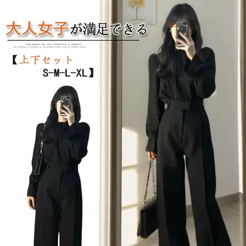 春秋作二点セットママスーツ春アウターレディースファッションセットアップレディーススーツ卒業式パンツスーツスーツジャケット入園式入学式卒園式テーラード2025福袋