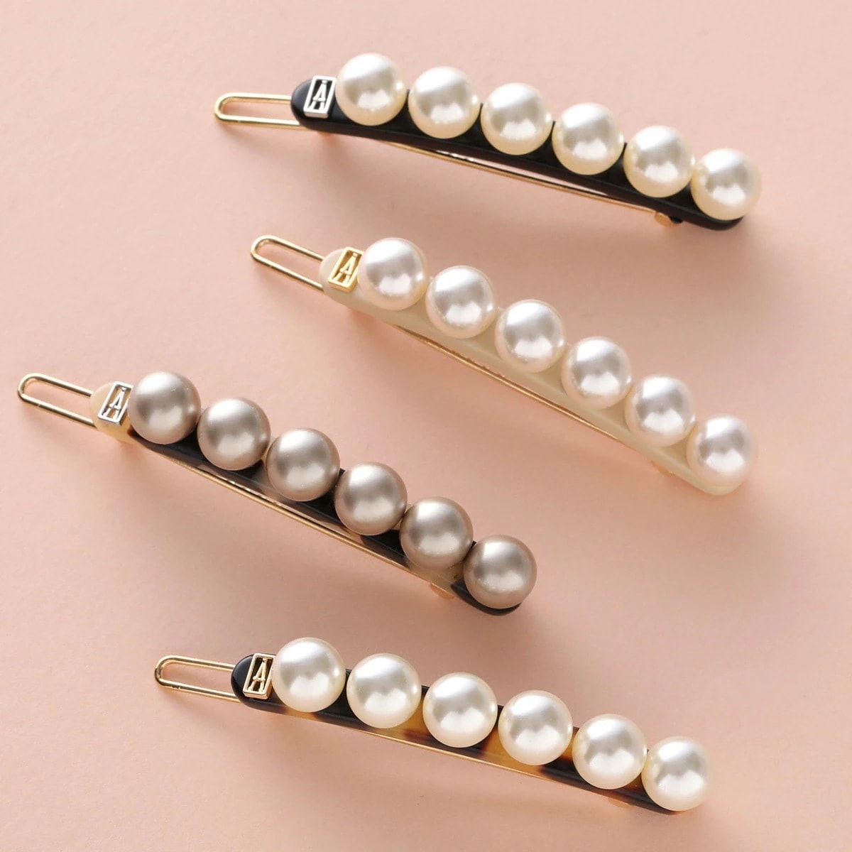 ALEXANDRE DE PARIS アレクサンドル ドゥ パリ ヘアピン ATB-17356-02 レディース パール ヘアアクセサリー ボールピン カラー4色