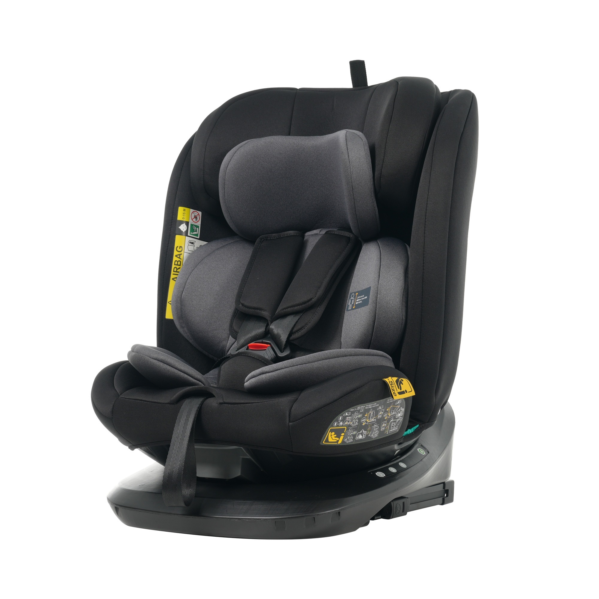 【国内発送】A 261【トップテザー】チャイルドシート 新生児 ISOFIX 0歳～12歳頃 360度回転式 40～150cm ジュニアシート 長く使える 洗える 取付簡単 キッズシート ベビーシート