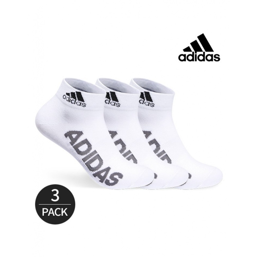 アディダスゴルフメンズパフォーマンスサイドビッグロゴアンクルソックス 3P_WH 4,746円