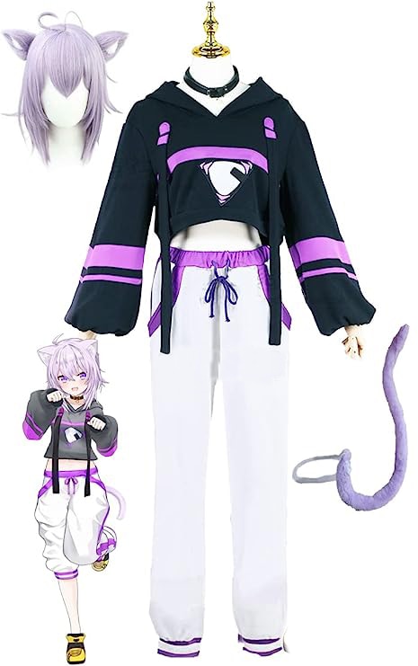 猫又おかゆ コスプレバーチャル　YouTuber VTuber セットアップ バーチャル コスチューム ハロウィン 衣装 クリスマス 仮装 プレゼント 祭り 変装コ
