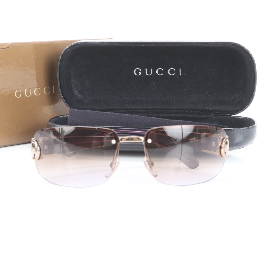 美品 GG 2766/F/S SHB46 6215 125 アイウェア 眼鏡 メガネ サングラス レディース RUE CQ3-3 中古 6,856円