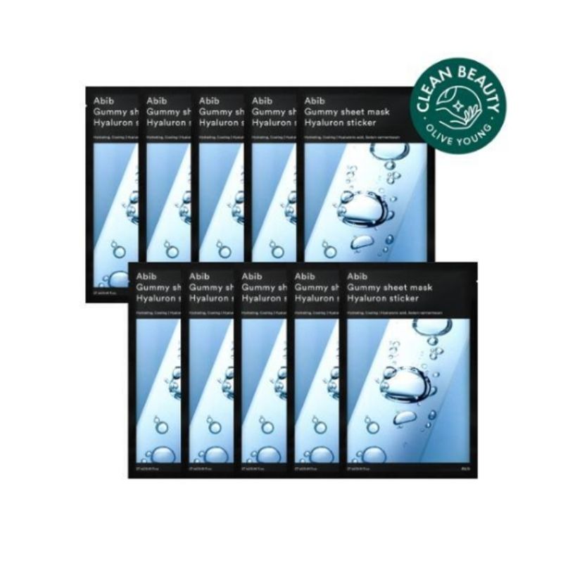 グミマスクパック ヒアルロンステッカー10枚