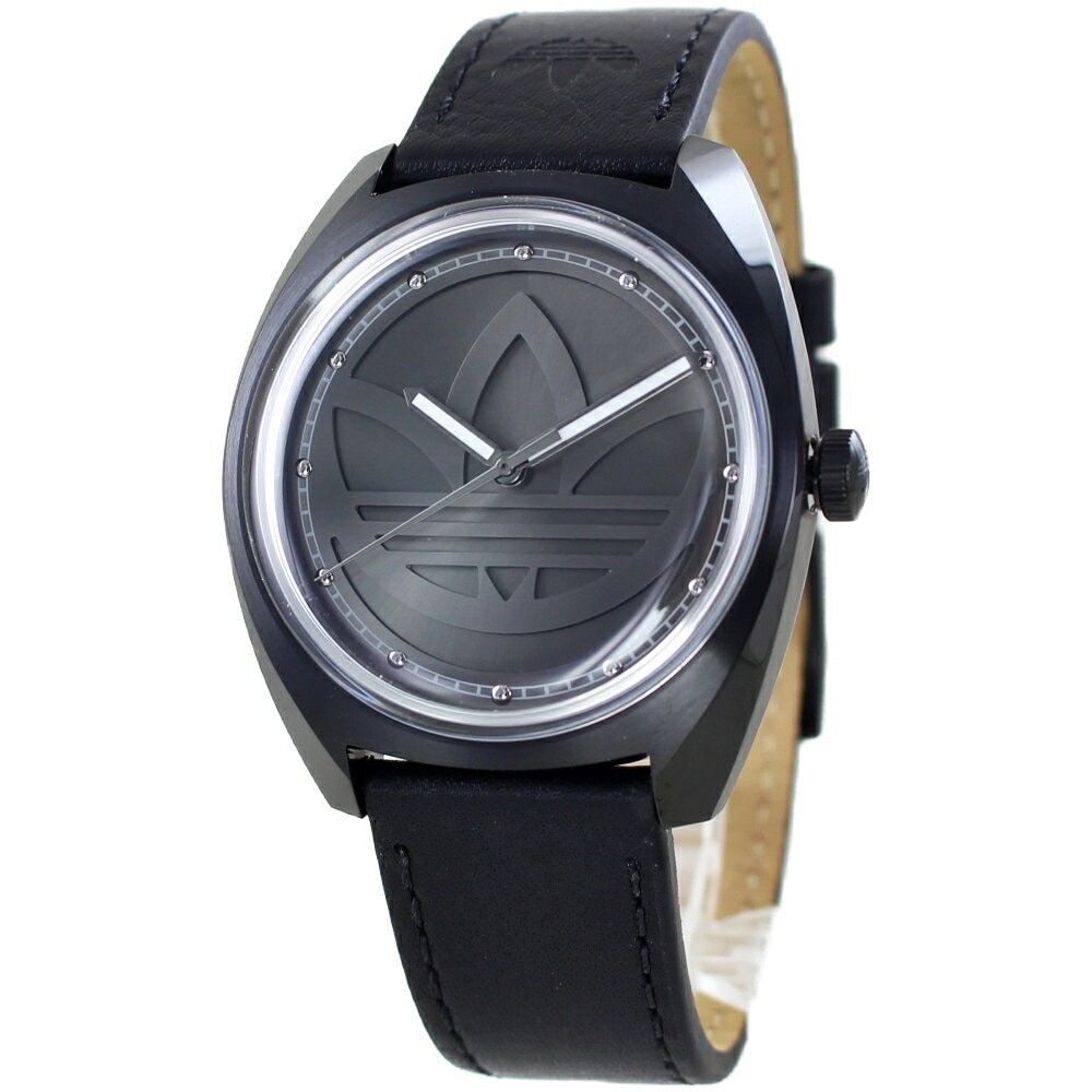 アディダス 腕時計 手表 メンズ レディース 革ベルト ブラック 黒 おしゃれ ブランド 誕生日プレゼント 女性 男性 高校生 大学生 彼氏 彼女 友達 プレゼント 妻 母 夫 父 記念日 お祝い ギ
