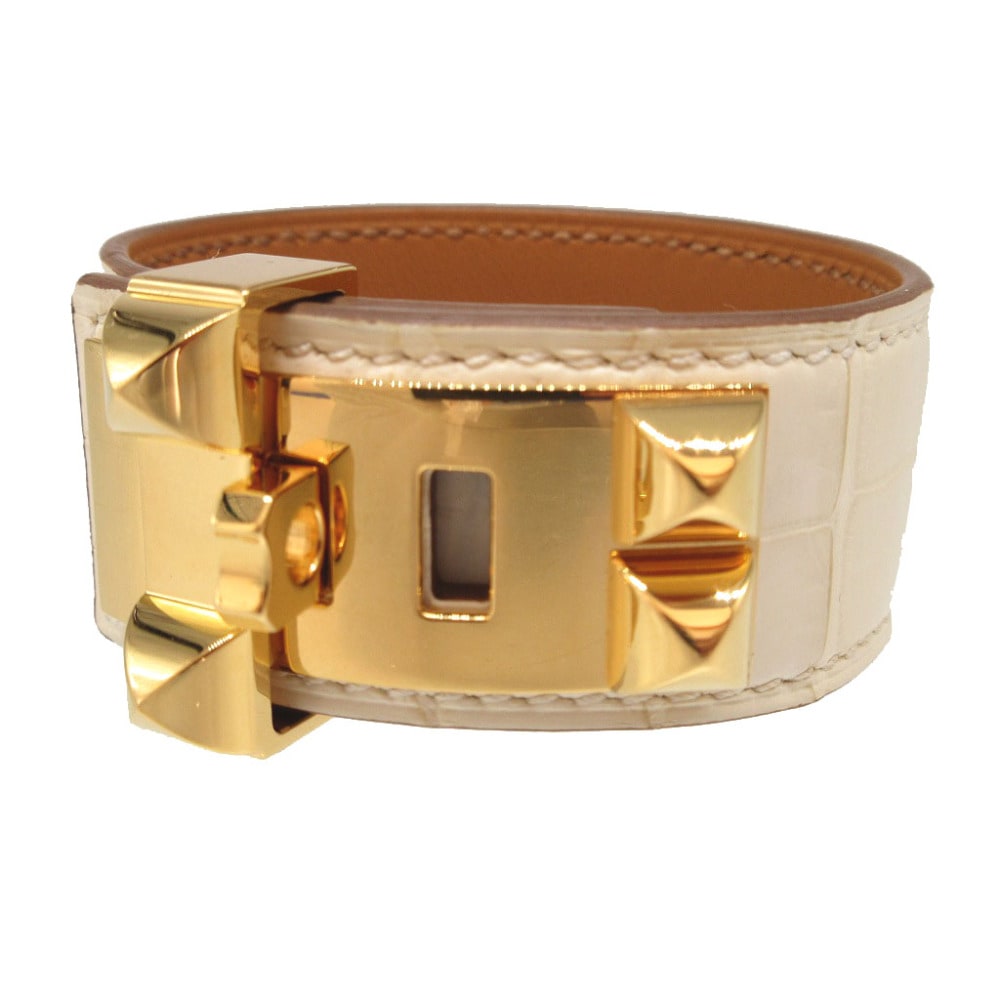 新品同様 コリエドシアン ブレスレット アリゲーターマット/アリゲーターマット ナタ Z刻印 1299【中古】 ユニセックス 60,500円