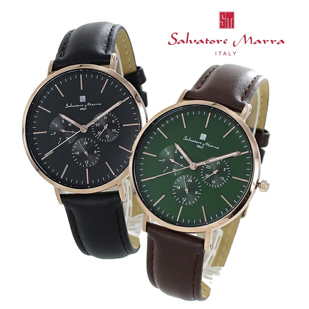 サルバトーレマーラ 国内正規品 腕時計 手表 カップル ペアウォッチ 彼氏 彼女 夫婦 シンプル カジュアル ビジネス お出かけ お揃い メンズ レディース 時計 アナログ 日付 カレンダー ポイント