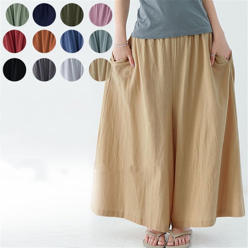 ワイドパンツ リネン レディース 夏 ボトムス パンツ スカーチョ ガウチョ スカンツ 無地 ガウチョパンツ ロングパンツ ゆったり ワイドパンツ リネン レディース 夏 ボトムス パンツ スカーチョ ガウチョ スカンツ 無地 ガウチョパンツ ロングパンツ ゆったり