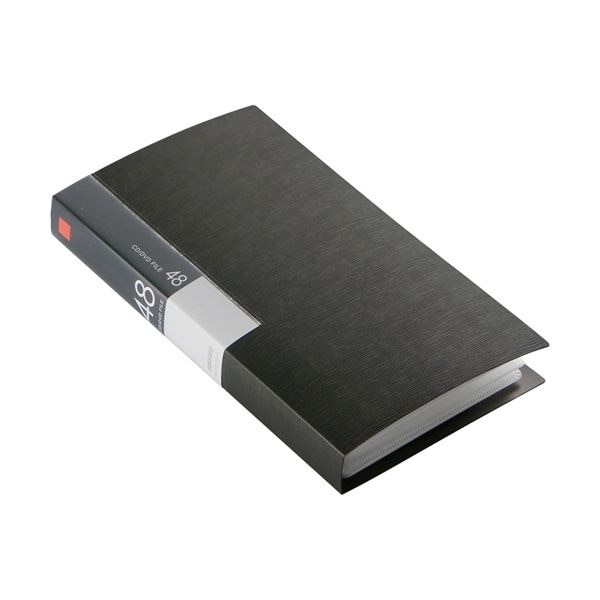 （まとめ） バッファローCD&DVDファイルケース ブックタイプ 48枚収納 ブラック BSCD01F48BK 1個 30セット