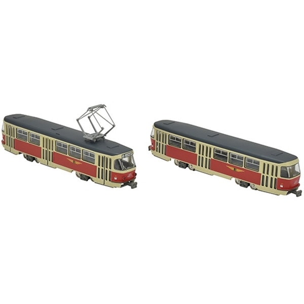 トミーテック 327714 ワールド鉄道コレクション ドレスデントラムタトラT4+B4タイプ2両セットE