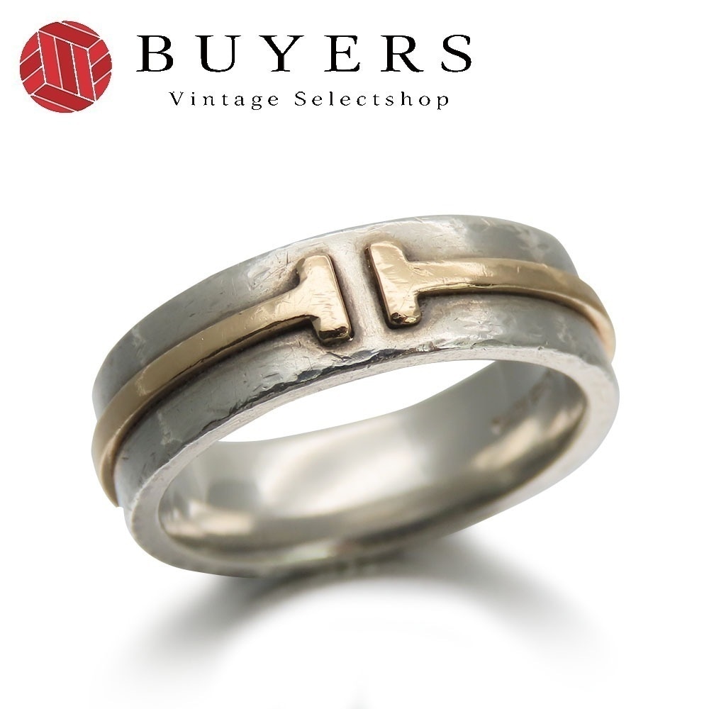 中古 リング・指輪 トゥルーナロー シルバー925 K18YG 約7.1g シルバー 約＃13.5 コンビ ジュエリー レディース 女性 29,172円