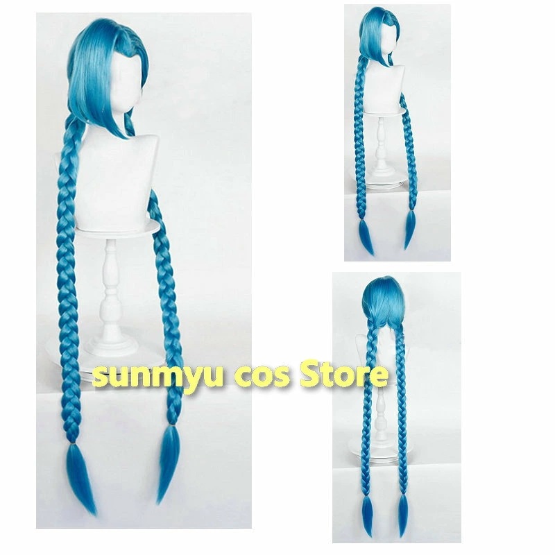 リーグ・オブ・レジェンド LOL ジンクス ウィッグ 長さ約130センチ コスプレウィッグ