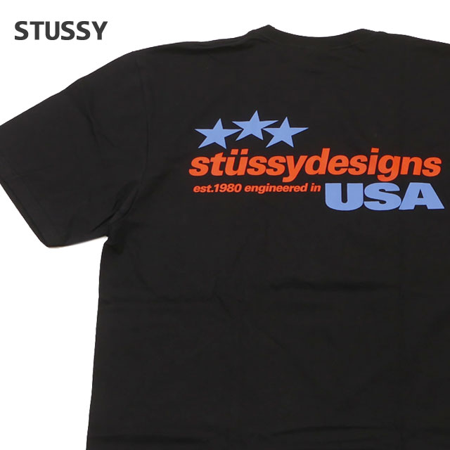 ステューシーステューシー STUSSY STUSSY DESIGNS USA TEE BLACK 200-009189-051