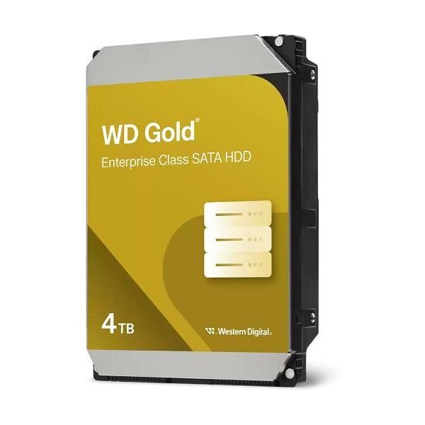 WD4004FRYZ WD Gold 内蔵HDD 3.5インチ/4TB/SATA 6Gb/s/256MBキャッシュ/7200rpm/CMR/エンタープライズ向け
