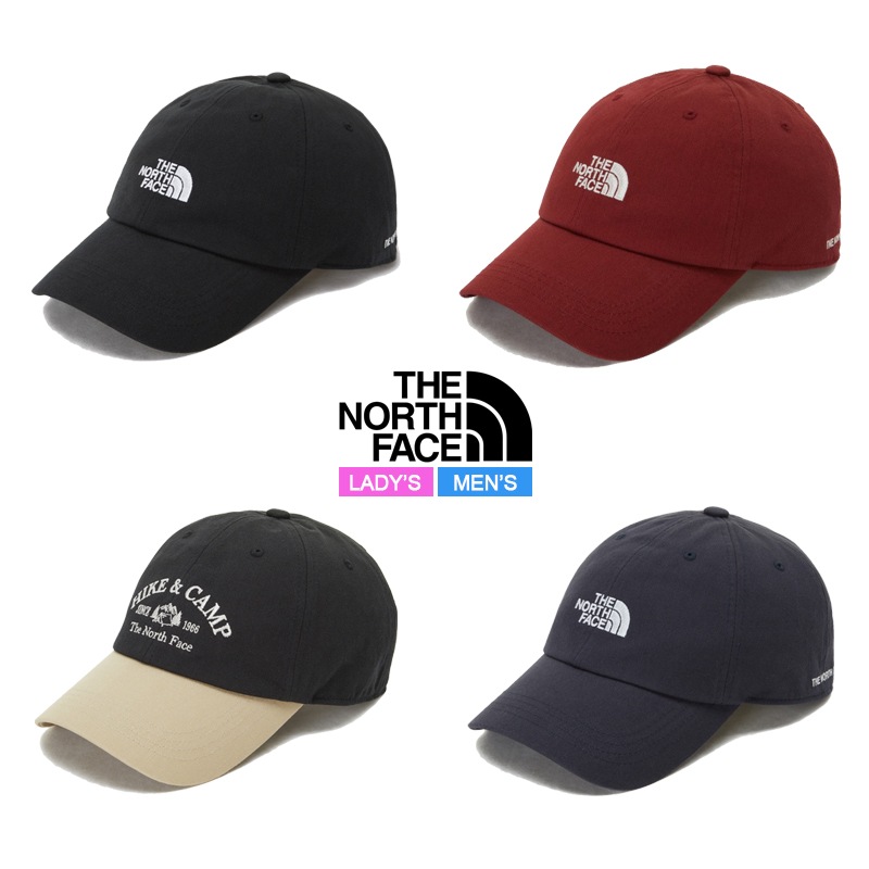 TNFロゴソフトキャップ NE3CP51 男女共用 レタリングロゴウ ロゴ カジュアル 帽子 カップルアイテム 日常 アウトドア 運動 山登り デイリー シンプル スポーツ ボールキャップ