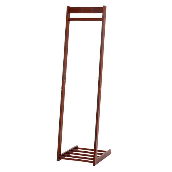 VR-7215DBR ハンガーラック 幅40cm ダークブラウン 組立式 メーカー直送