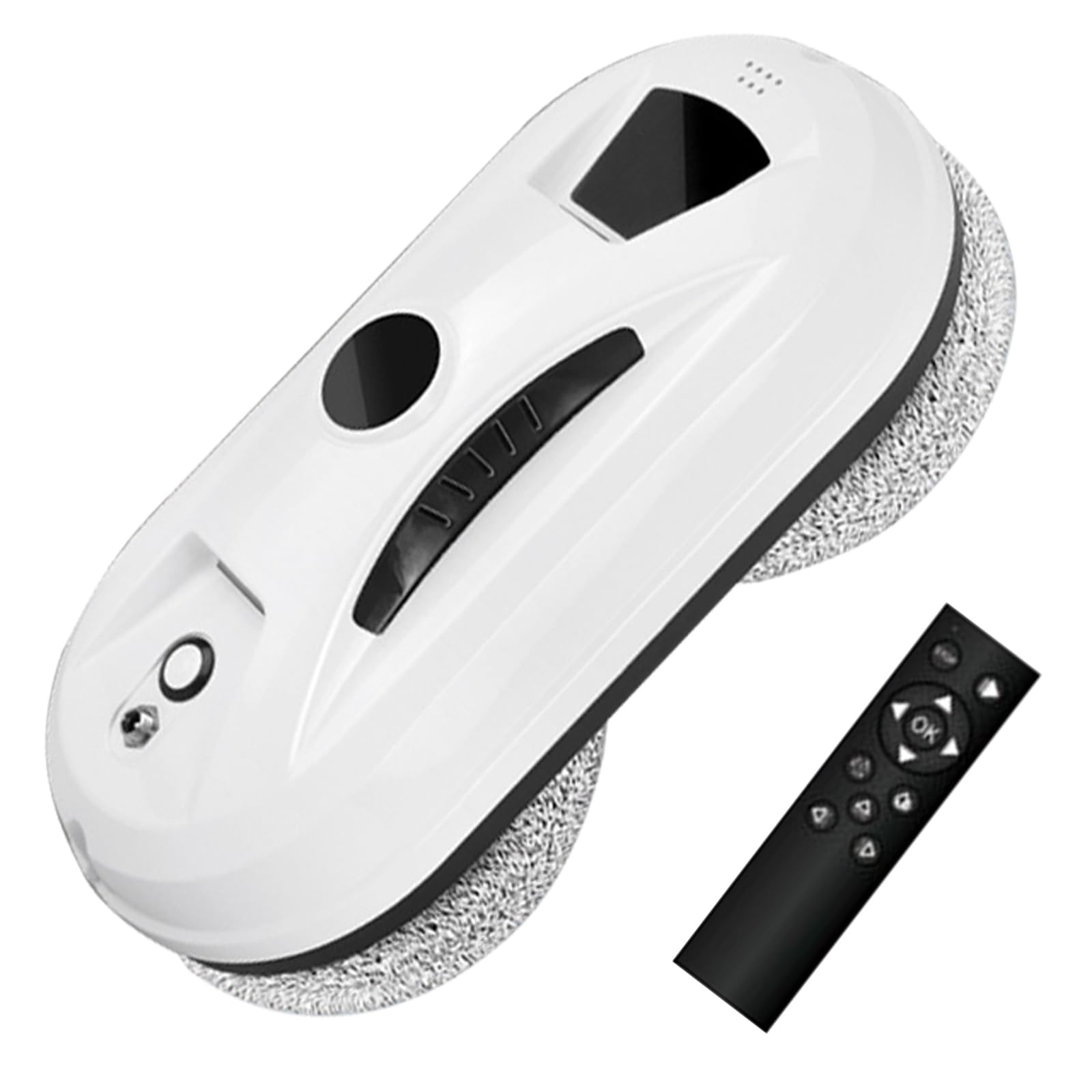 窓掃除ロボット 窓拭きロボット ガラスクリーナー 自動ガラス掃除機強力吸引 小型軽量 真空吸着 落下防止 窓ガラス掃除 屋内屋外 窓/ガラス/タイル/浴室掃除 エッジ検出 高層窓天井用 水拭き 乾拭き