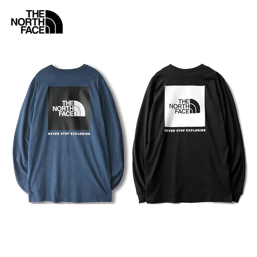 THE NORTH FACE ノースフェイス Tシャツ 長袖 バックプリント ボックスロゴ L/S BOX NSE TEE