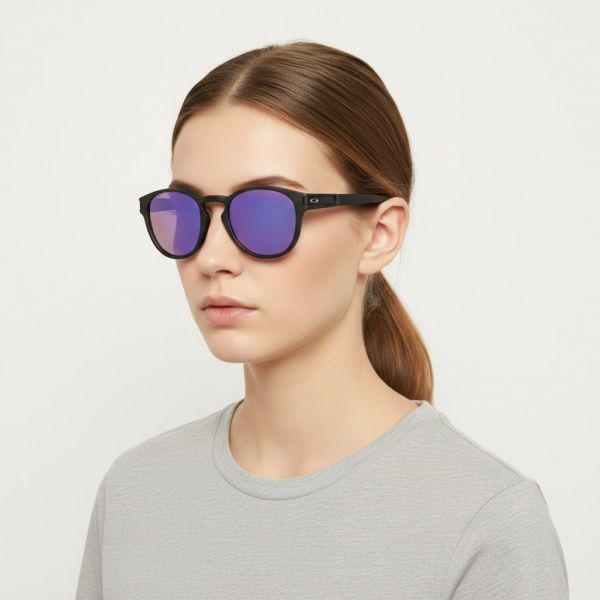 OAKLEY ラッチ マット ブラック/プリズム バイオレット (OO9265-5553) 271087