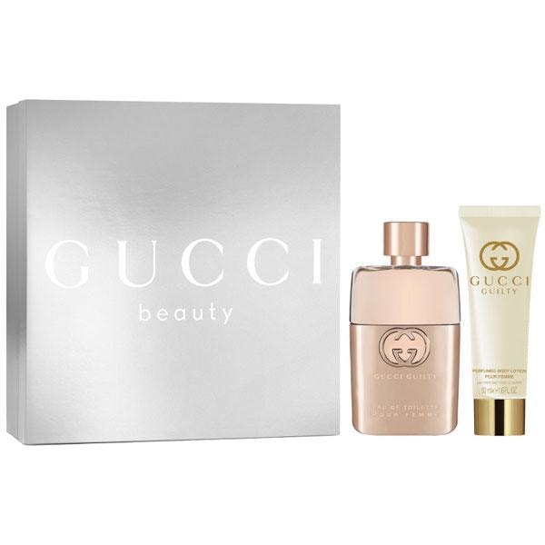 ギルティ プールファム オードトワレ 2P コフレ セット EDT50ml＋ボディローション50ml 香水 GUCCI