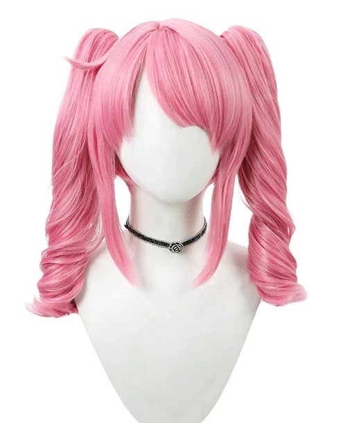 コスプレウィッグ花菱はるかはなびしはるか魔法少女にあこがれて耐熱文化祭小物ハロウイーンウィッグかつらネット付きコスチューム