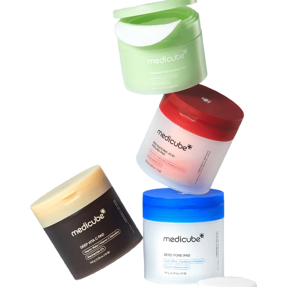 メディキューブ パッド 本品 140枚 大容量セット (5種択1/交差可能)/ 毛穴鎮静·トラブルシミ·美白
