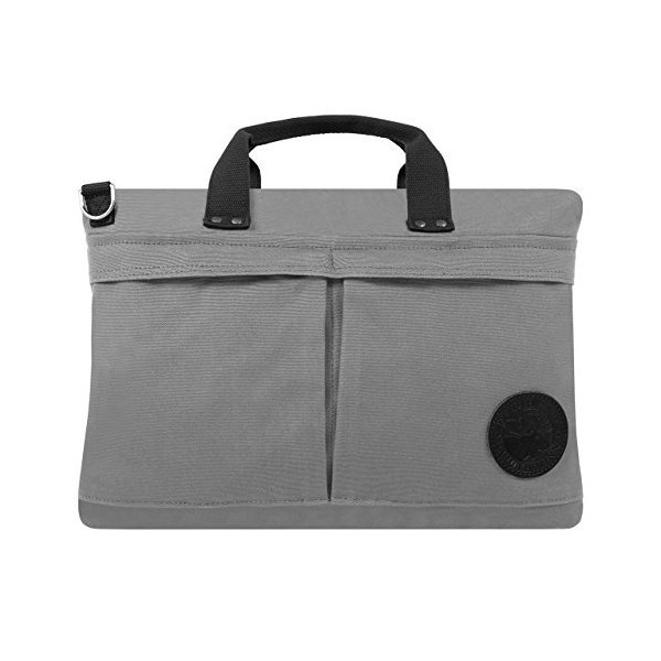 Duluth Pack City Briefcase (Grey) 並行輸入品