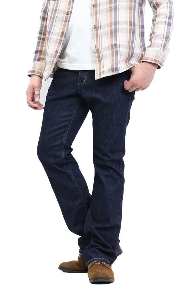 [ラングラー] ジーンズ BROWN ブーツカット デニムパンツ ストレッチ WM3917 メンズ デニム