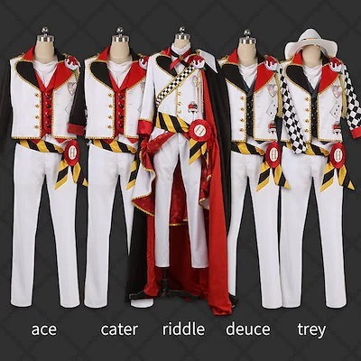 パーティーイベント用品コスチューム一式スーツ イベント ハロウィン ツイステッドワンダーランド 変装 学園祭 Trey Riddle コスチューム HEARTSLABYUL寮 コスプレ衣装 Cat
