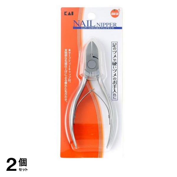 オレンジケア ニッパーツメキリ 爪切り 1個入 2個セット