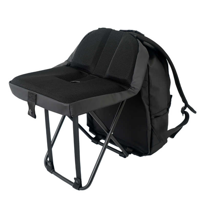 サンコー　どこでも座れる「BACK PACK CHAIR」　ISBKPKHBK
