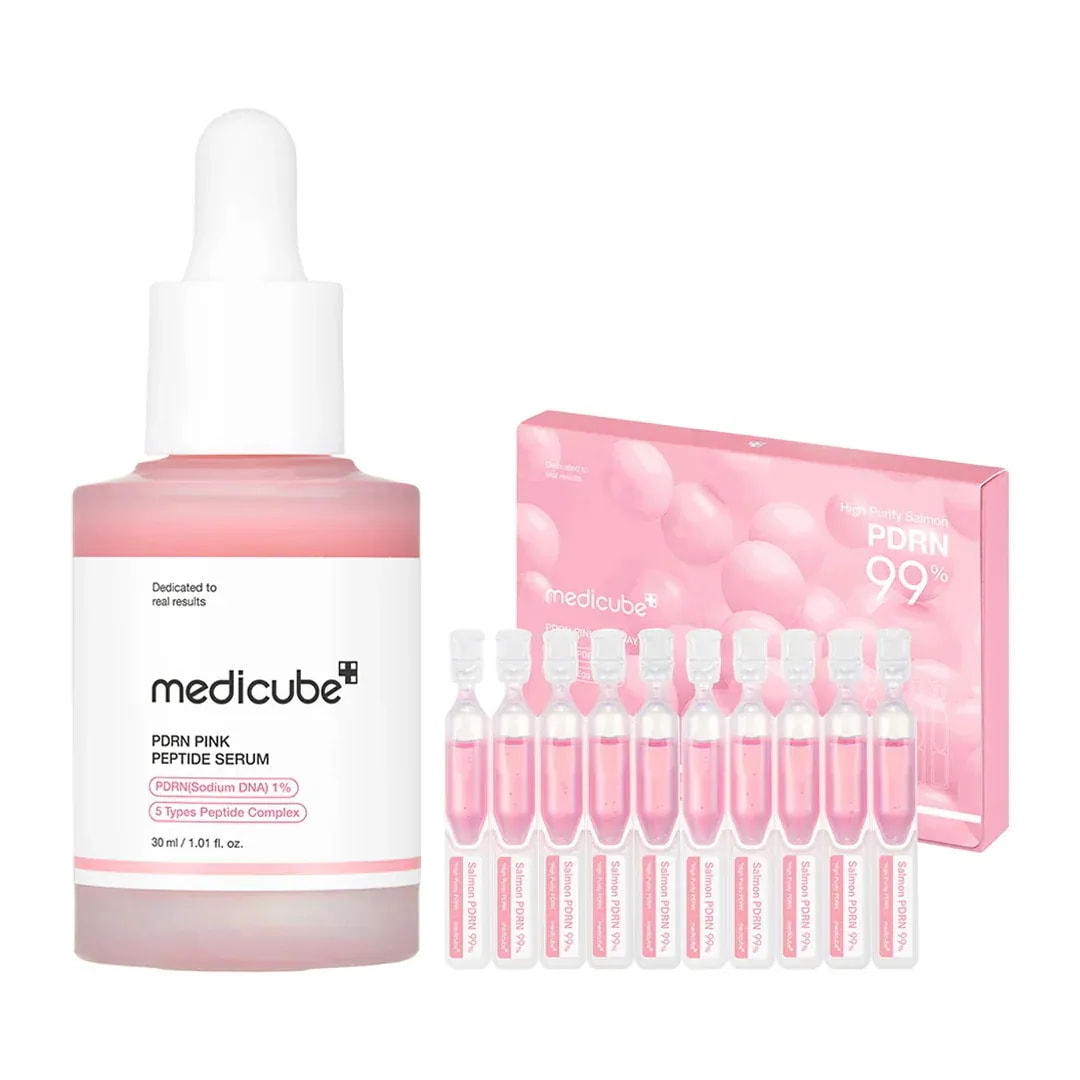 Qoo10] メディキューブ 【えみ姉コラボ】 PDRNピンクアンプル : スキンケア