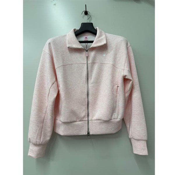 女性用モダールダブルテンションルーズフィットハイネックジップアップQQ322OFT81 PMG