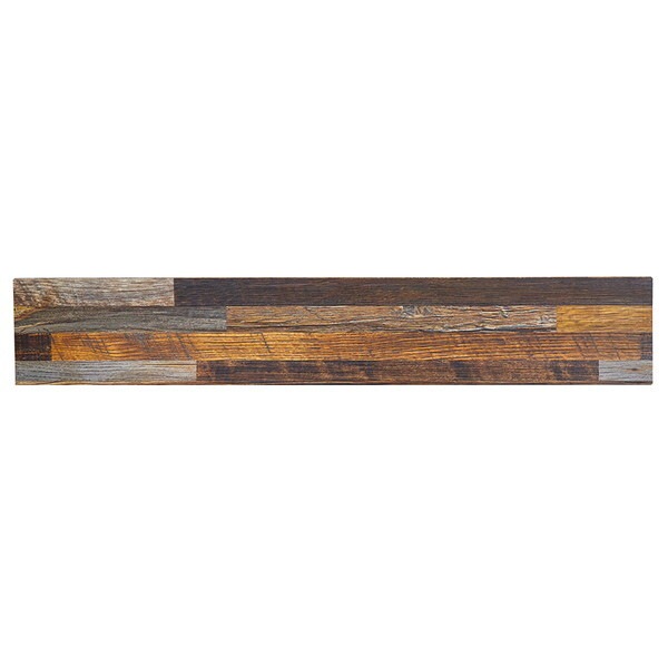 81955967 貼ってはがせる ウッド調フロアタイル 72枚組 6畳分 91.4×15.2×0.3 ミックスブラウン メーカー直送