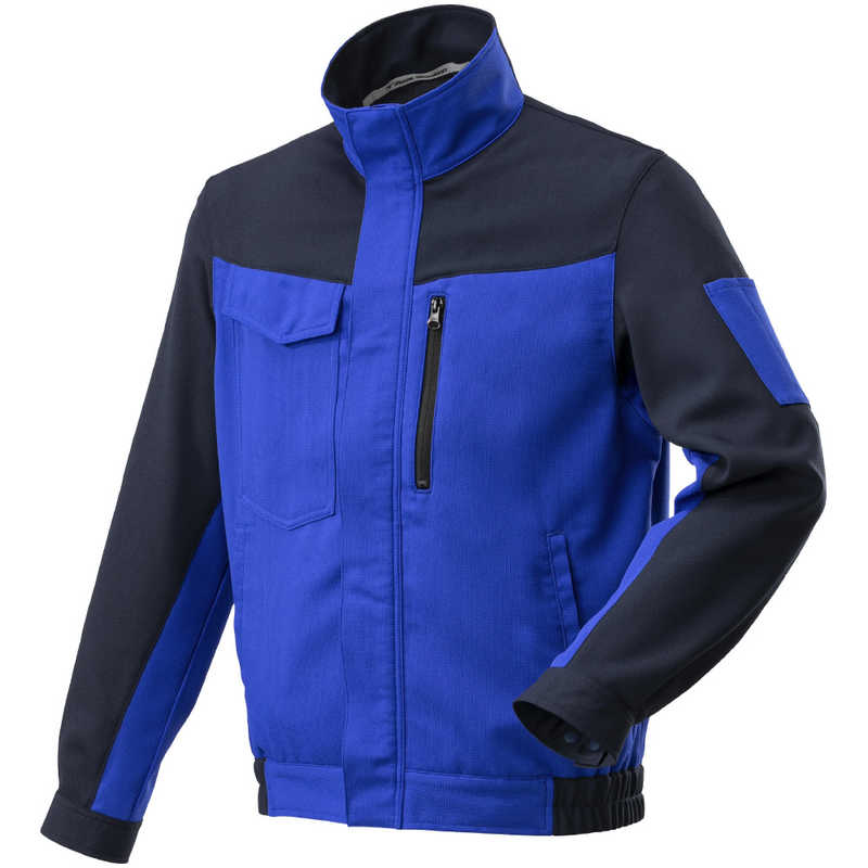 ミズノ　ワークジャケット(春夏向け) ［ユニセックス］ M 87：ネイビー×ブルー　F2JEA18387