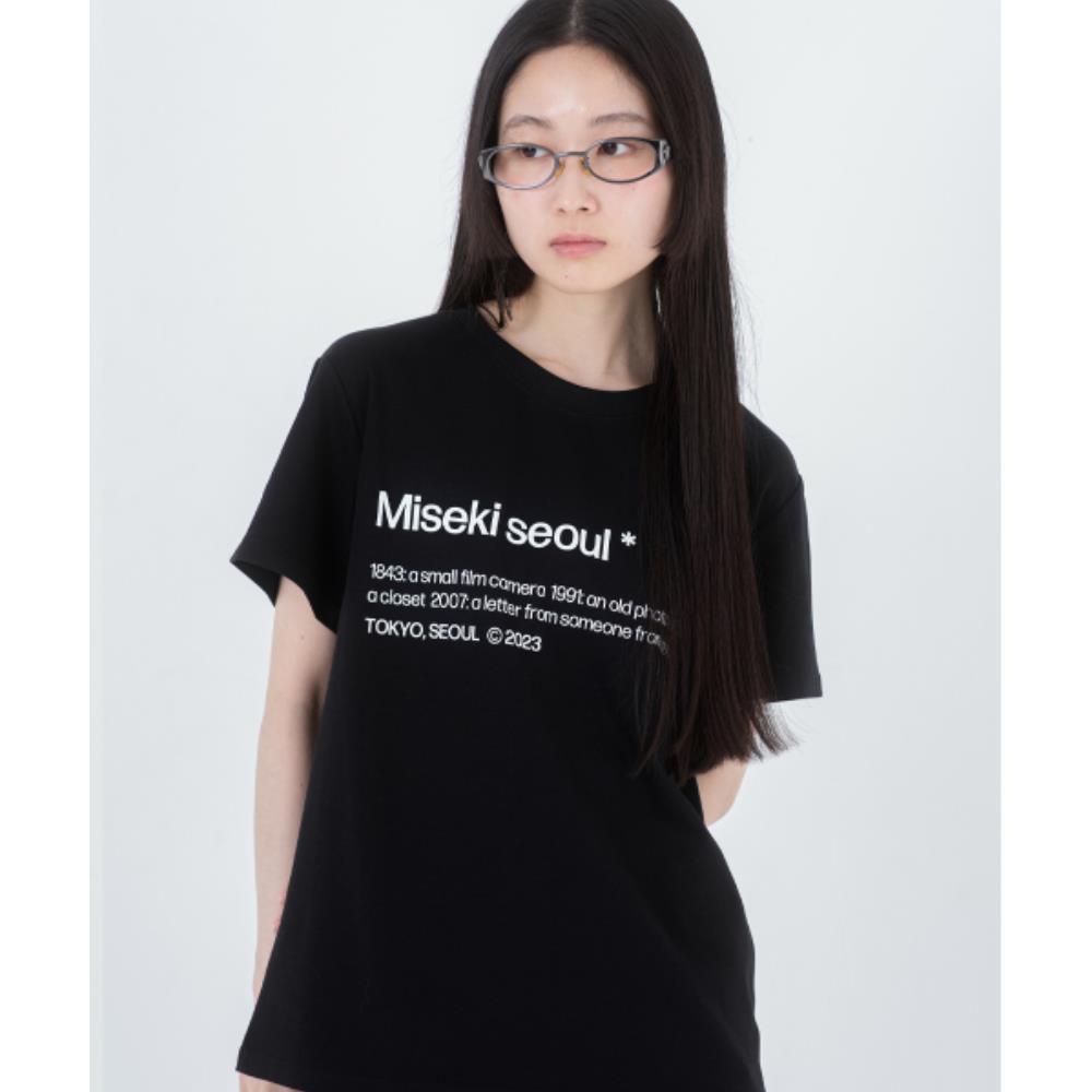 MISEKI SEOUL Misekiseoul short sleeves BLACK MSK2402010B