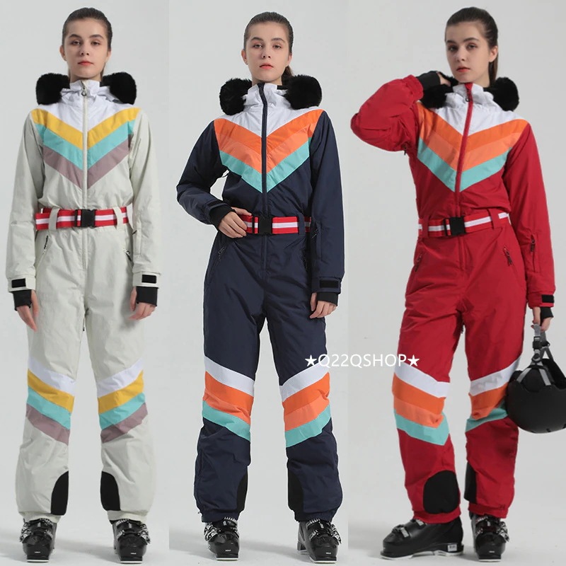 スノボウェア 2025 上下セット メンズ レディース つなぎ オールインワン スリム 細身 セットアップ ウィンタースポーツ スノーボードウェア スキーウェア スノー ウェア防水防寒 国風